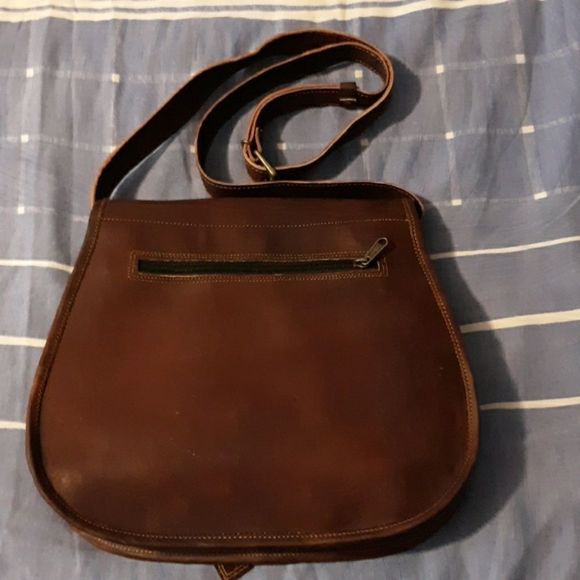 NEW Handmade World Natural Brown Leather Satchel - Picture 3 of 12